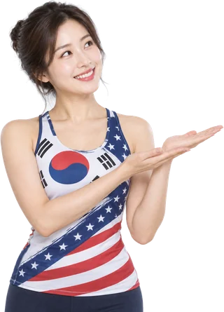 한국과 미국을 잇는 우리 동네 커뮤니티 안내 그림